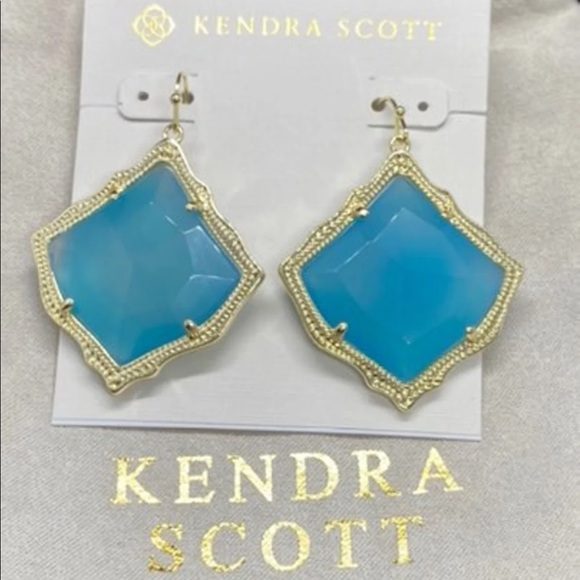 Kendra Scott Jewelry - 💠Kendra Scott💠 BLUE AGATE Gold KIRSTEN EARRINGS